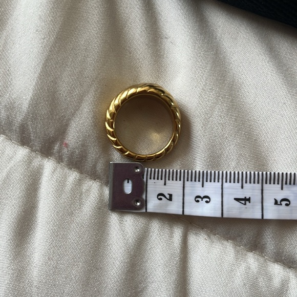 Stainless Steel Gold Ring - Picture 6 of 6